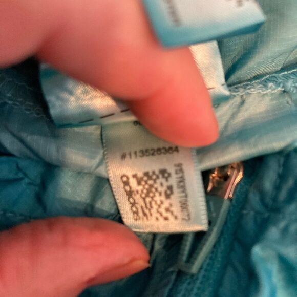 Adidas hooded zip up nylon windbreaker w/ color wash and crinkly texture🎉 - Picture 14 of 14